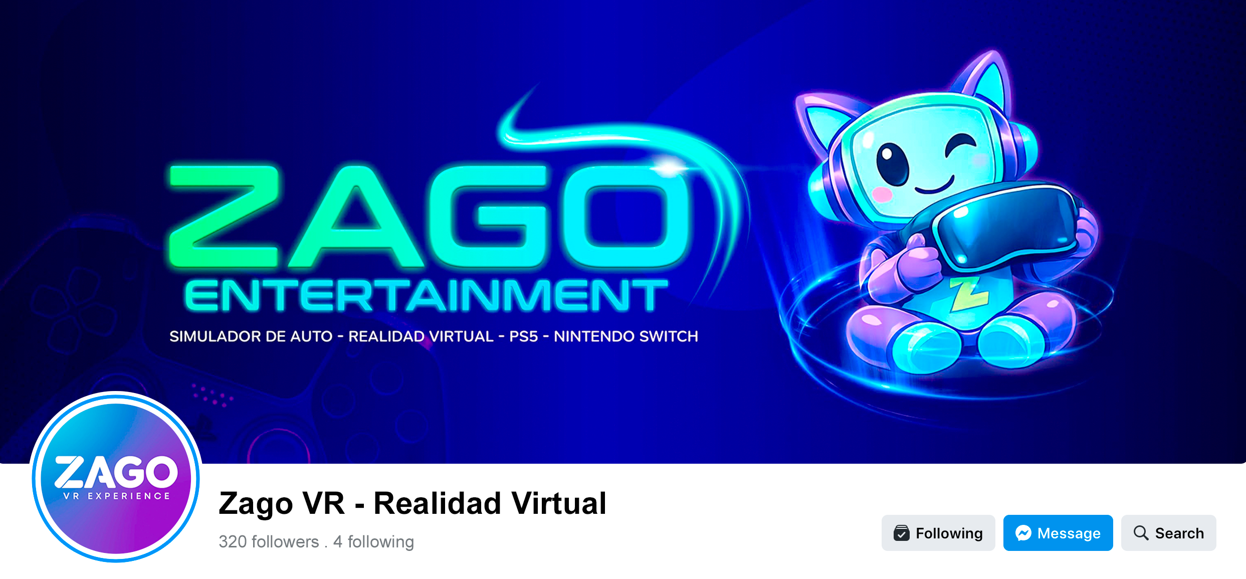 ZAGO VR Facebook Banner